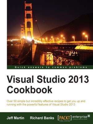 cover image of Visual Studio 2013 Cookbook